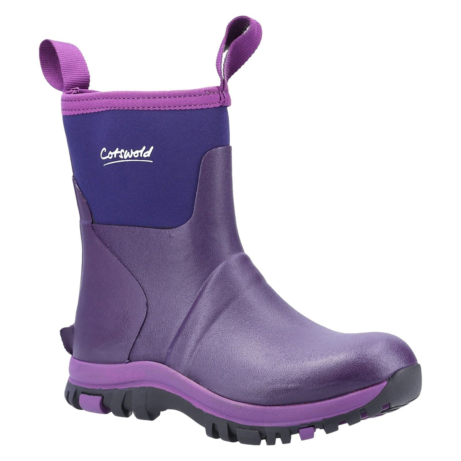 Cotswold Blaze TPR+Neopren Damen Lila Gummistiefel