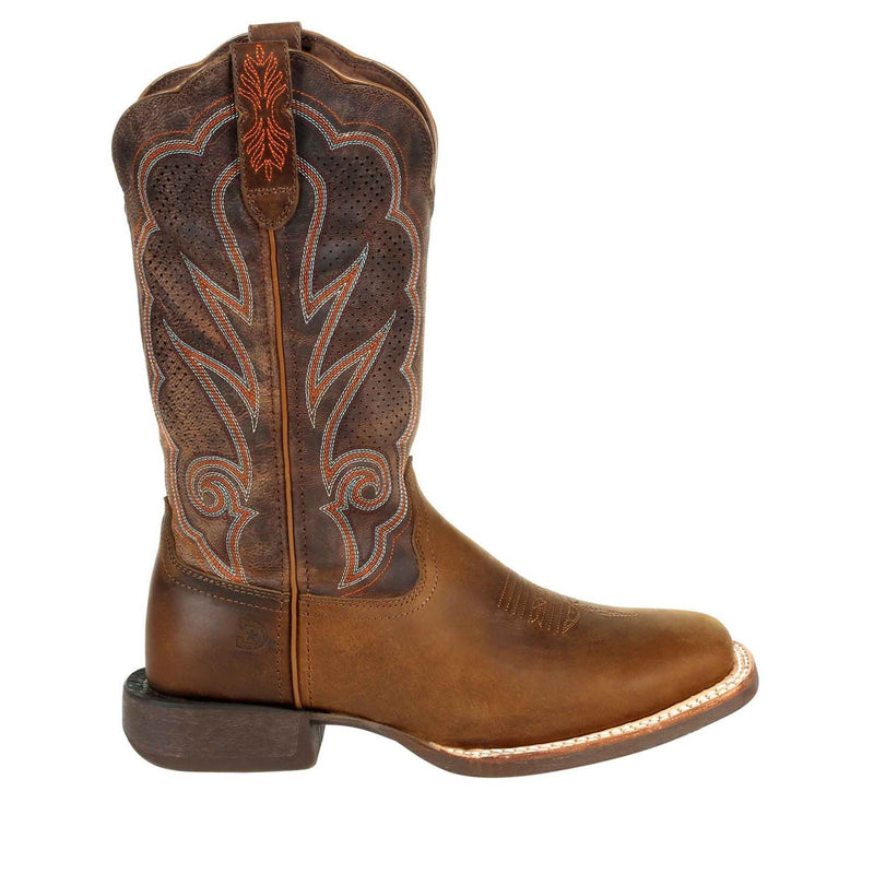 Durango Rebel Pro Damenstiefel Aus Cognacfarbenem Leder Im Used Look