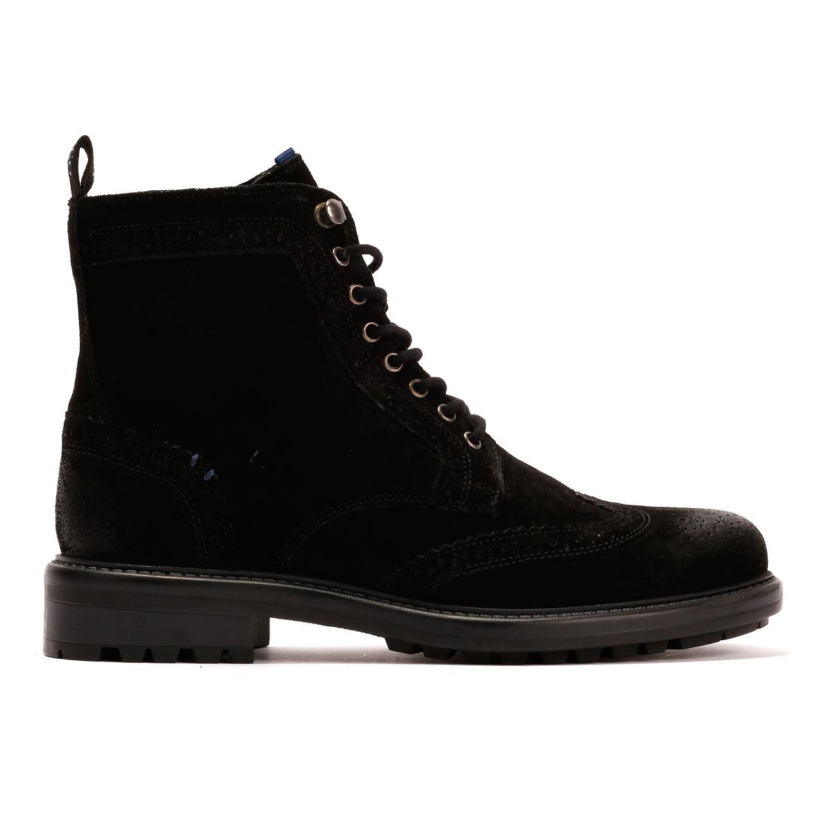 Osprey London The Professor Wildleder Herren Schwarze Stiefel
