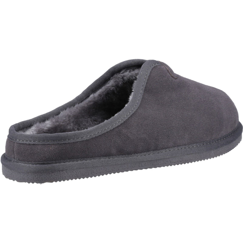Hush Puppies Conrad Wildleder Herren Graue Hausschuhe