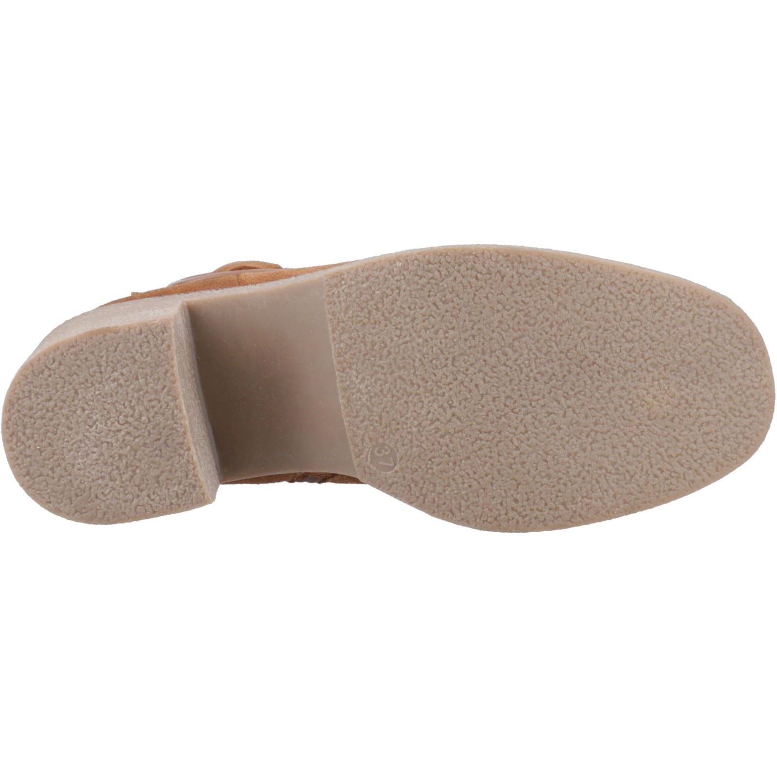 Hush Puppies Fearne Damen Wildleder Stiefeletten mit Absatz in Braun