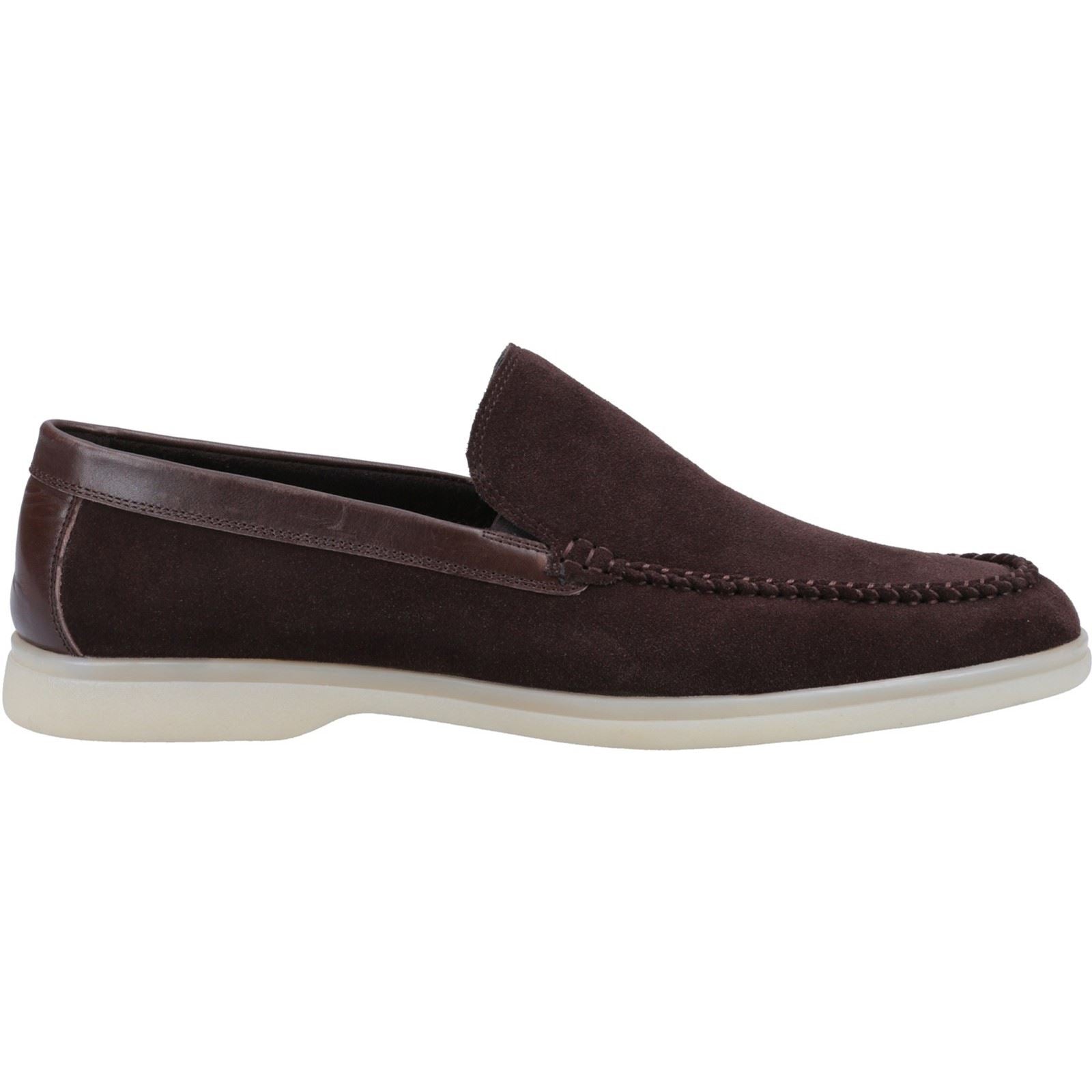 Hush Puppies Leon Wildleder Herren Braune Loafer