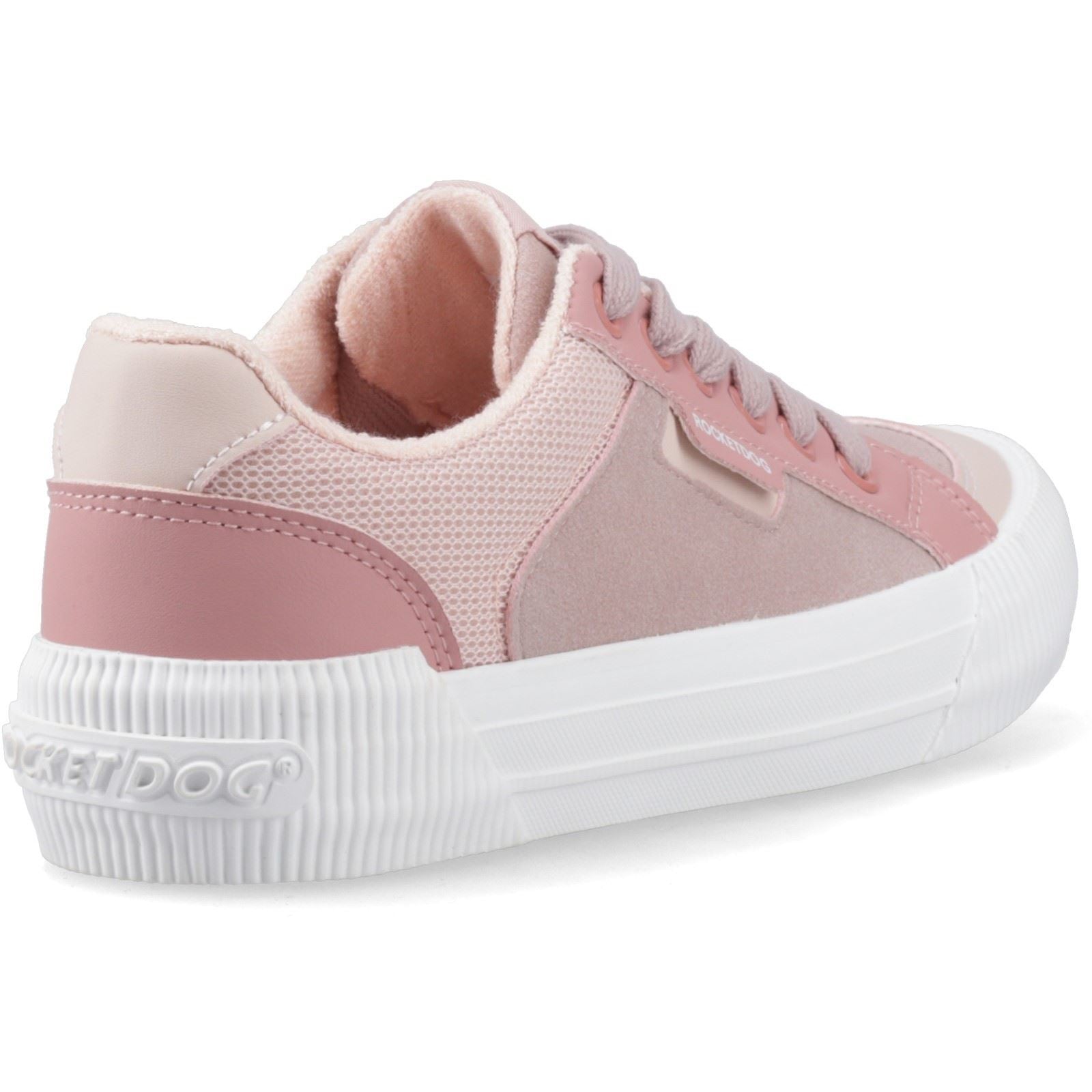 Rocket Dog Cheery Blocked Fabric Textil Damen Sneaker In Mauve/Pink