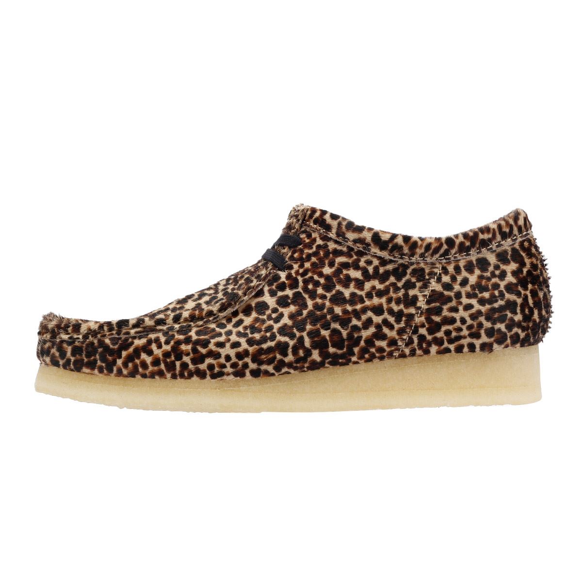 Clarks Originals Wallabee Harajuku Hair-On Leder Herren Braune Schnürschuhe