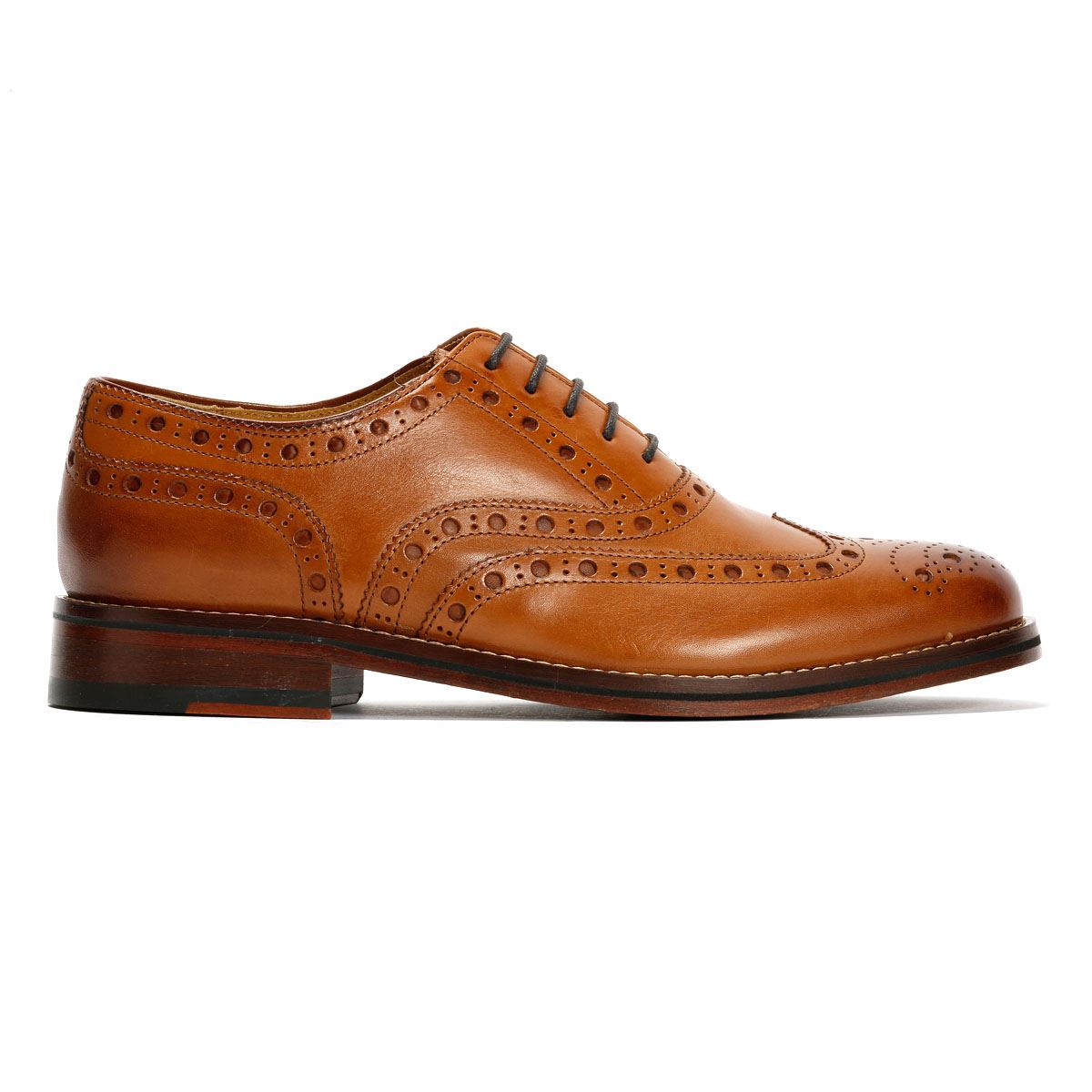 Chapman & Moore Oxford Brogue Herren Leder Braune Schnürschuhe