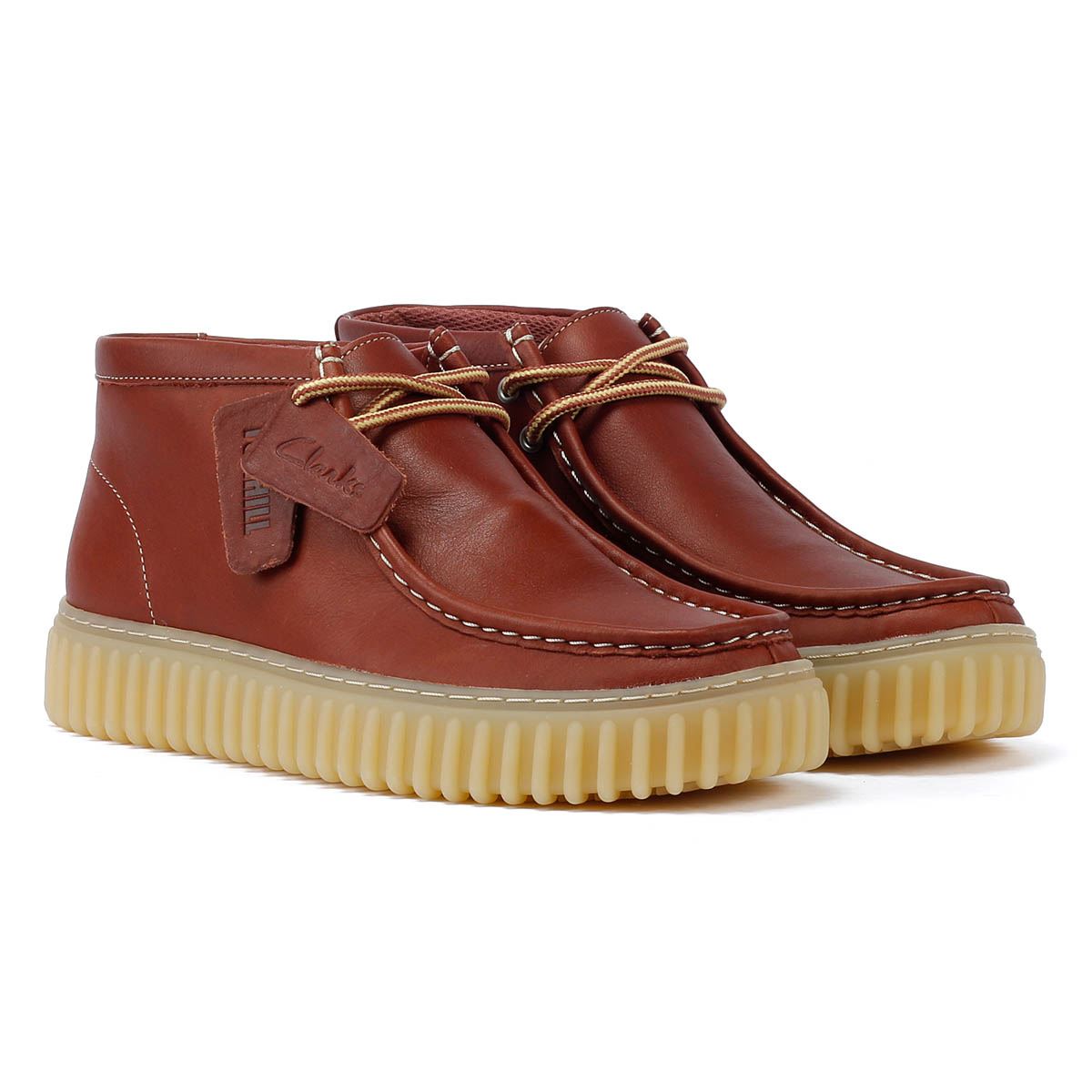 Clarks Main Torhill Hi Leder Herren Braun Stiefel