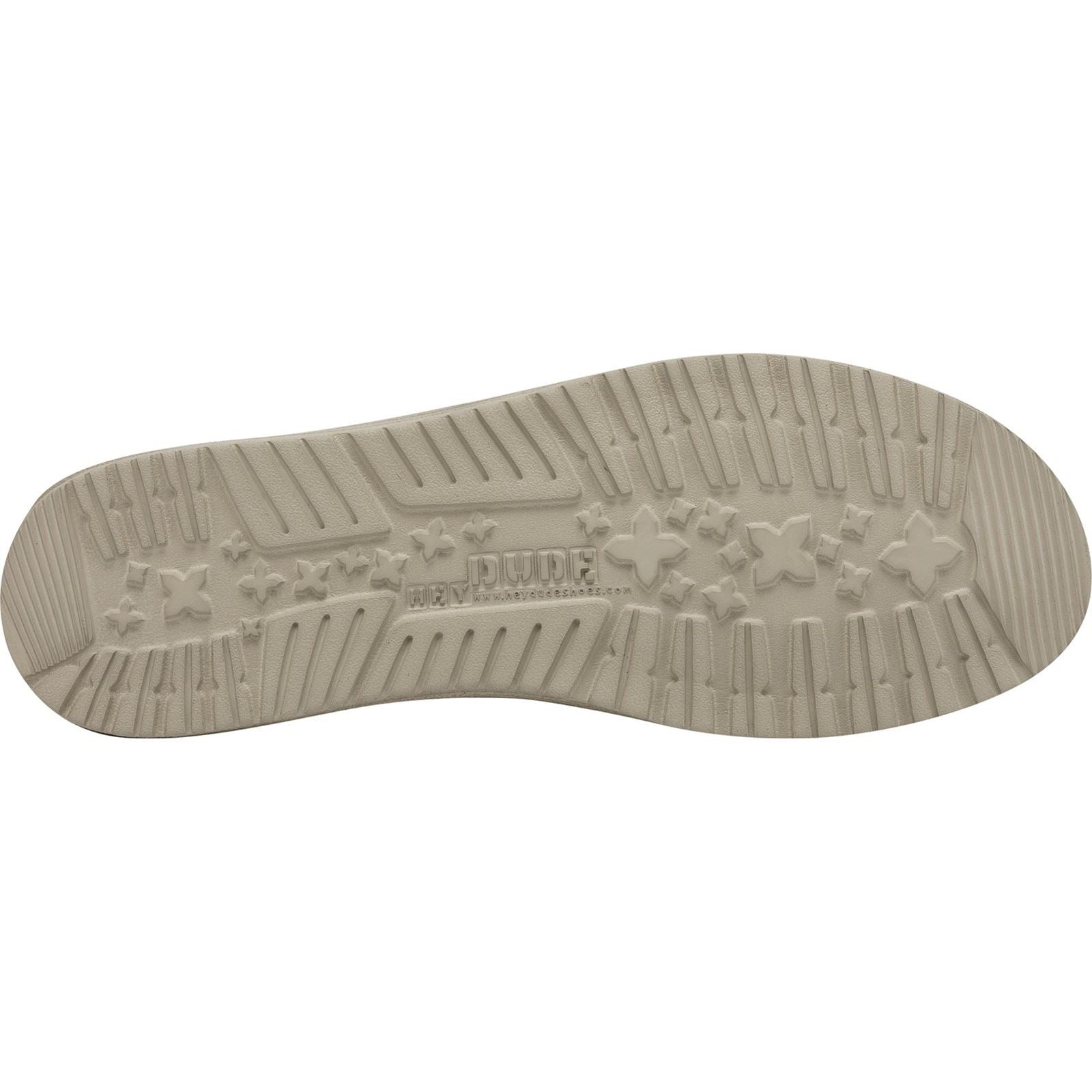 HEYDUDE Wally Sox Herren Bootsschuhe Aus Kunst-Wildleder In Beige