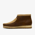 Clarks Originals Wallabee RB Combi Leder Herren Stiefel Braun