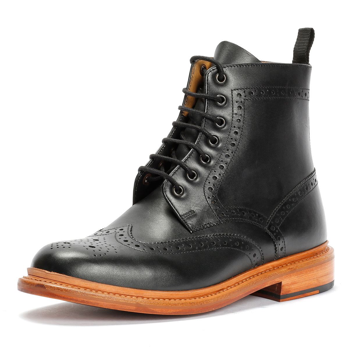 Chapman & Moore Walter Brogue Leder Herren Braune Stiefel