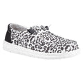 HEYDUDE Wendy Leopard Damen Schwarz/Graue Loafer