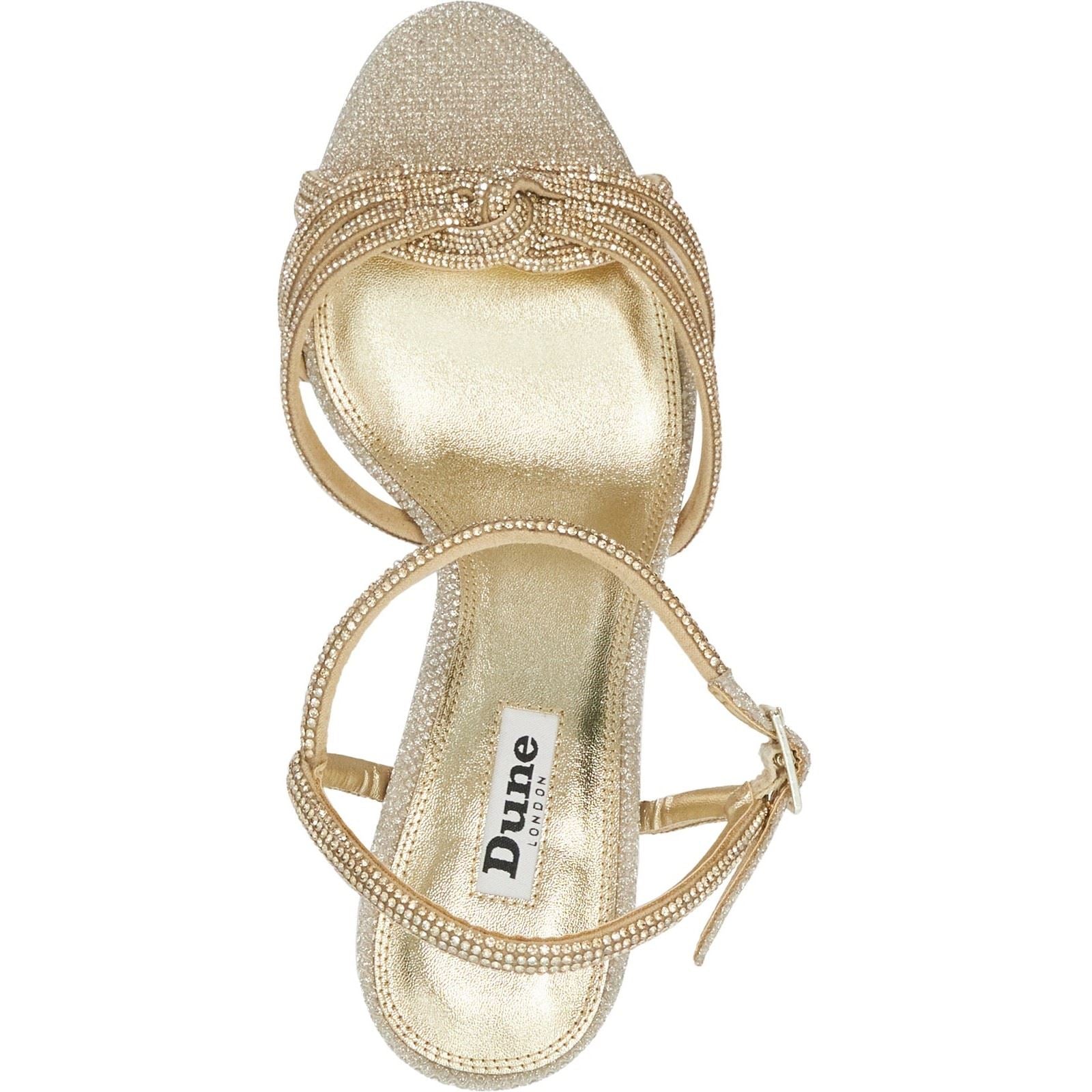 Dune Marvellous Damen Gold Sandalen