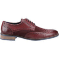 Hush Puppies Dustin Leder/Wildleder Herren Burgunder Brogue Schuhe