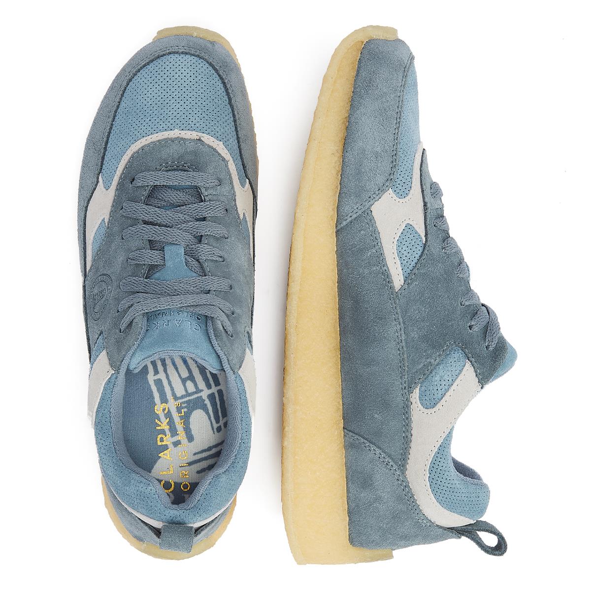Clarks Originals Lockhill Combi Herren-Blaue Turnschuhe