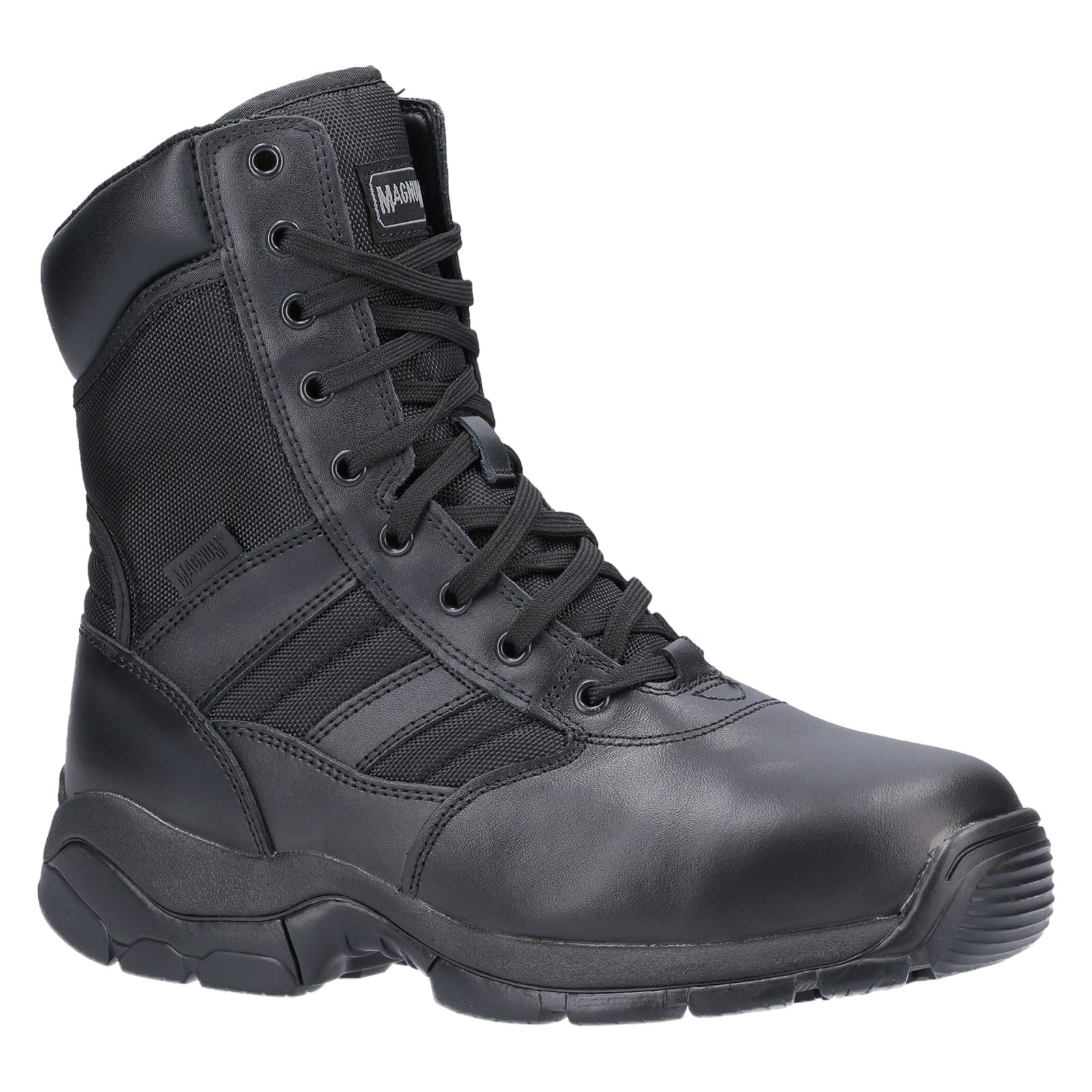 Magnum Panther Acht Komma Null St Leder Schwarz Sicherheitsstiefel