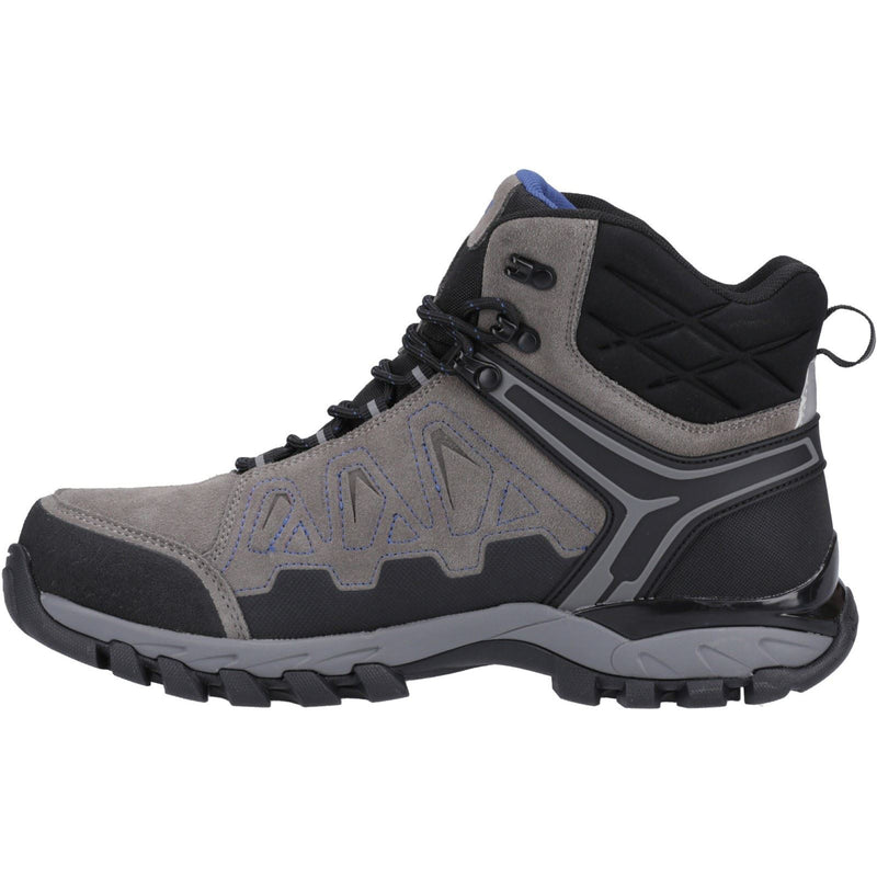 Hi-Tec V-Lite Explorer WP Rinds Wildleder Herren Wanderschuhe In Anthrazit/Grau/Dunkelblau