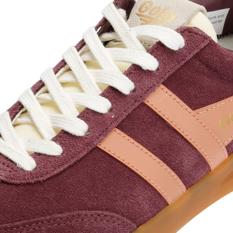 Gola Cyclone Wildleder Damen Lila Sneakers