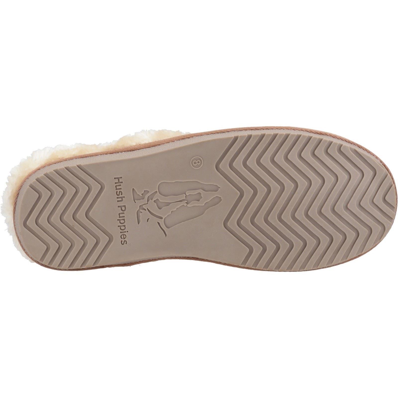 Hush Puppies Atticus Herren Hausschuhe aus Wildleder in Tan