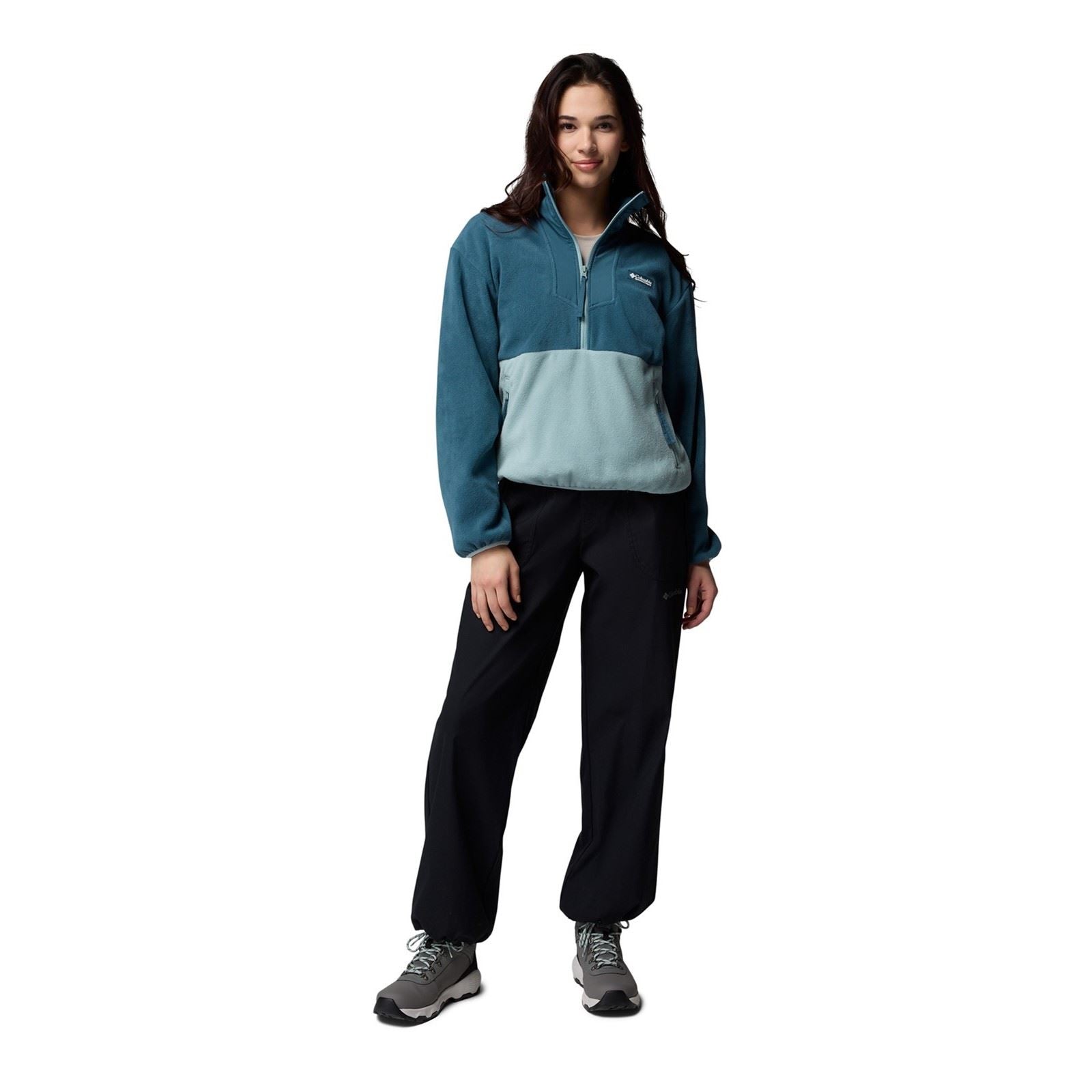 Columbia Sequoia Grove 1/2 Zip Damen Blaue Fleecejacken