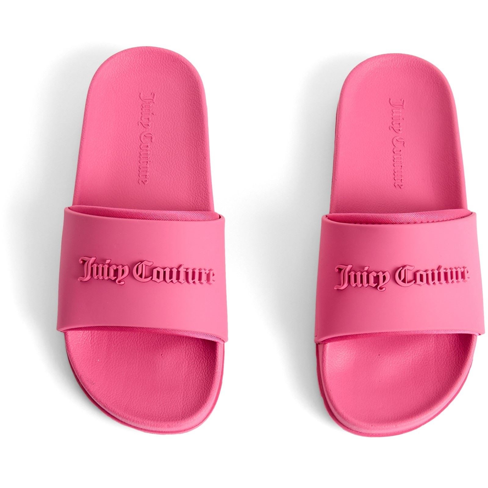Juicy Couture Embossed Pvc Damen Pink Glow Slides