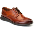 Base London Flight 25 Herren Brogues Aus Gebranntem Tan Leder