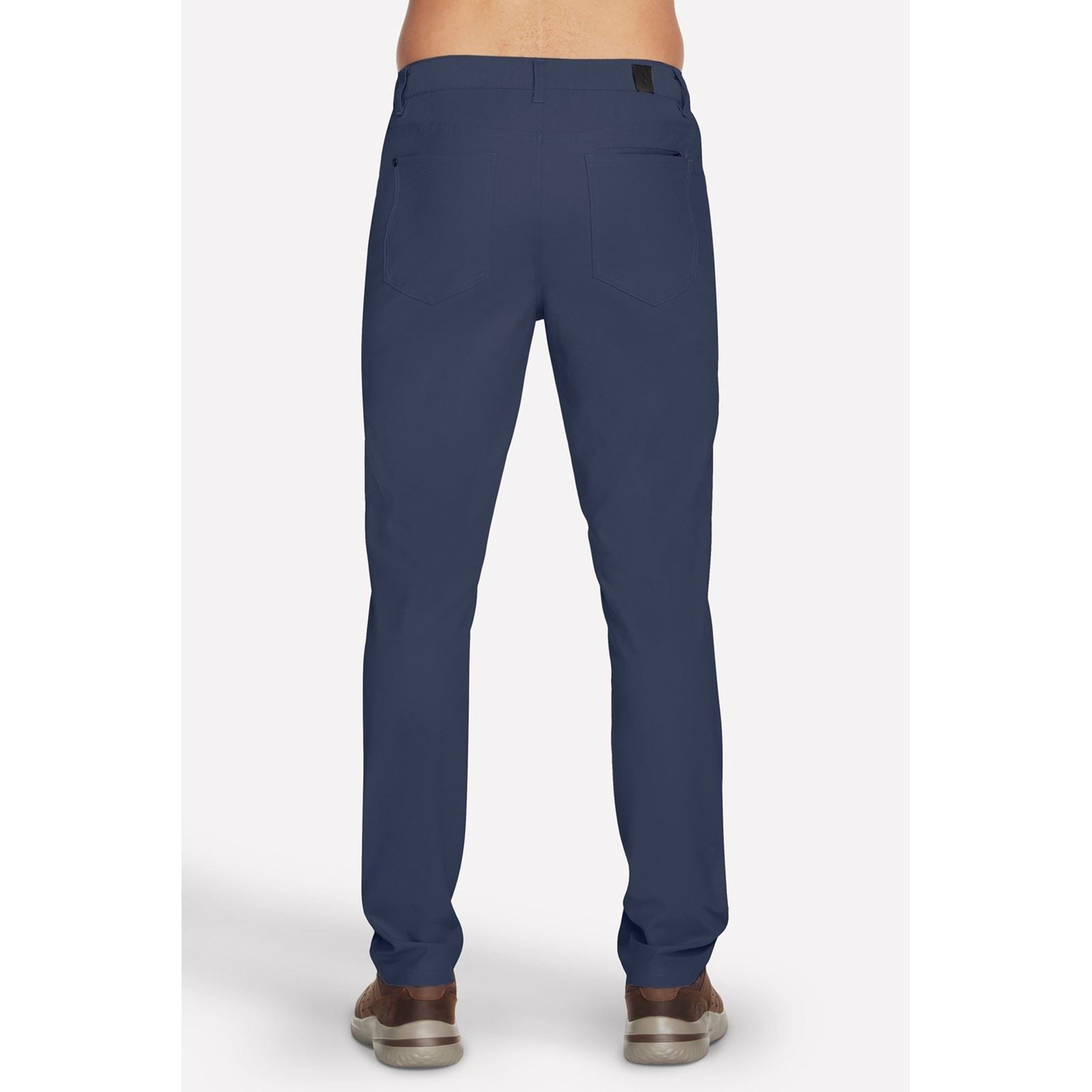Skechers GO WALK Premium 5 Pocket Polyester Herren Graue Chino-Hose