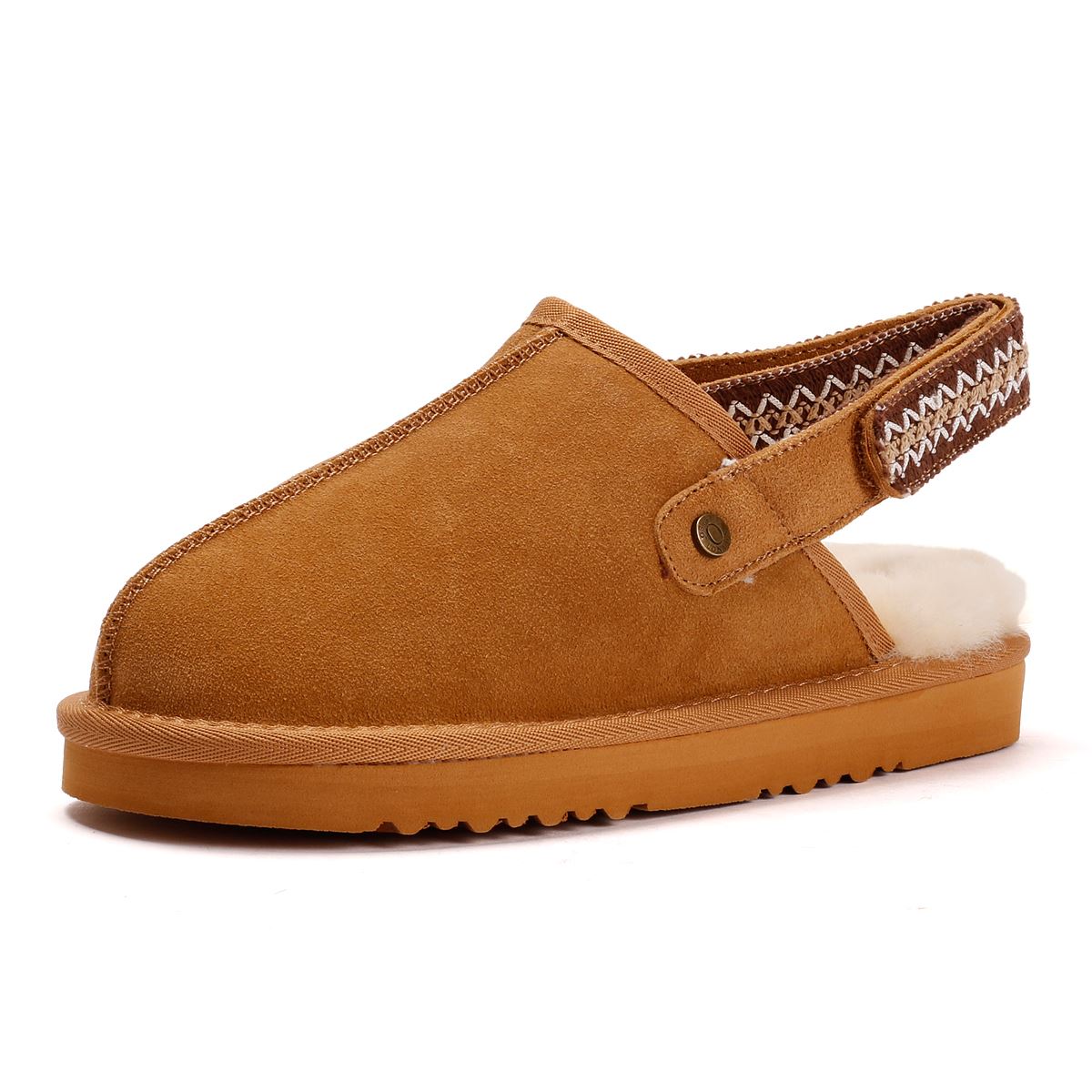 Osprey London The Constellation Wildleder Damen Braune Hausschuhe