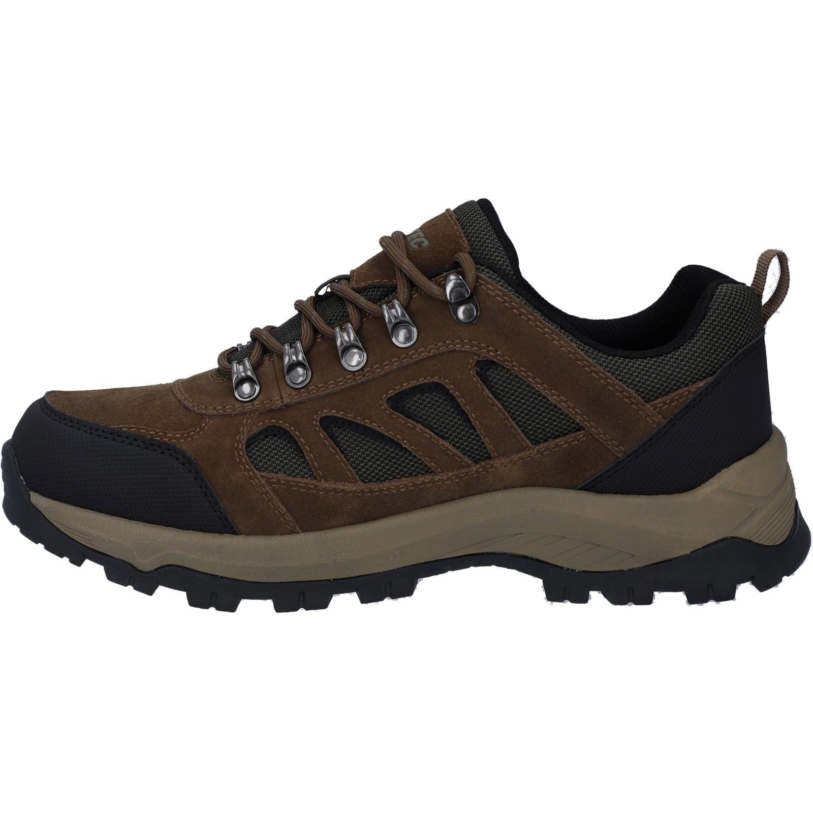 Hi-Tec Bandera Expedition Low Herren Wanderstiefel Aus Leder In Rauchbraun/Khaki