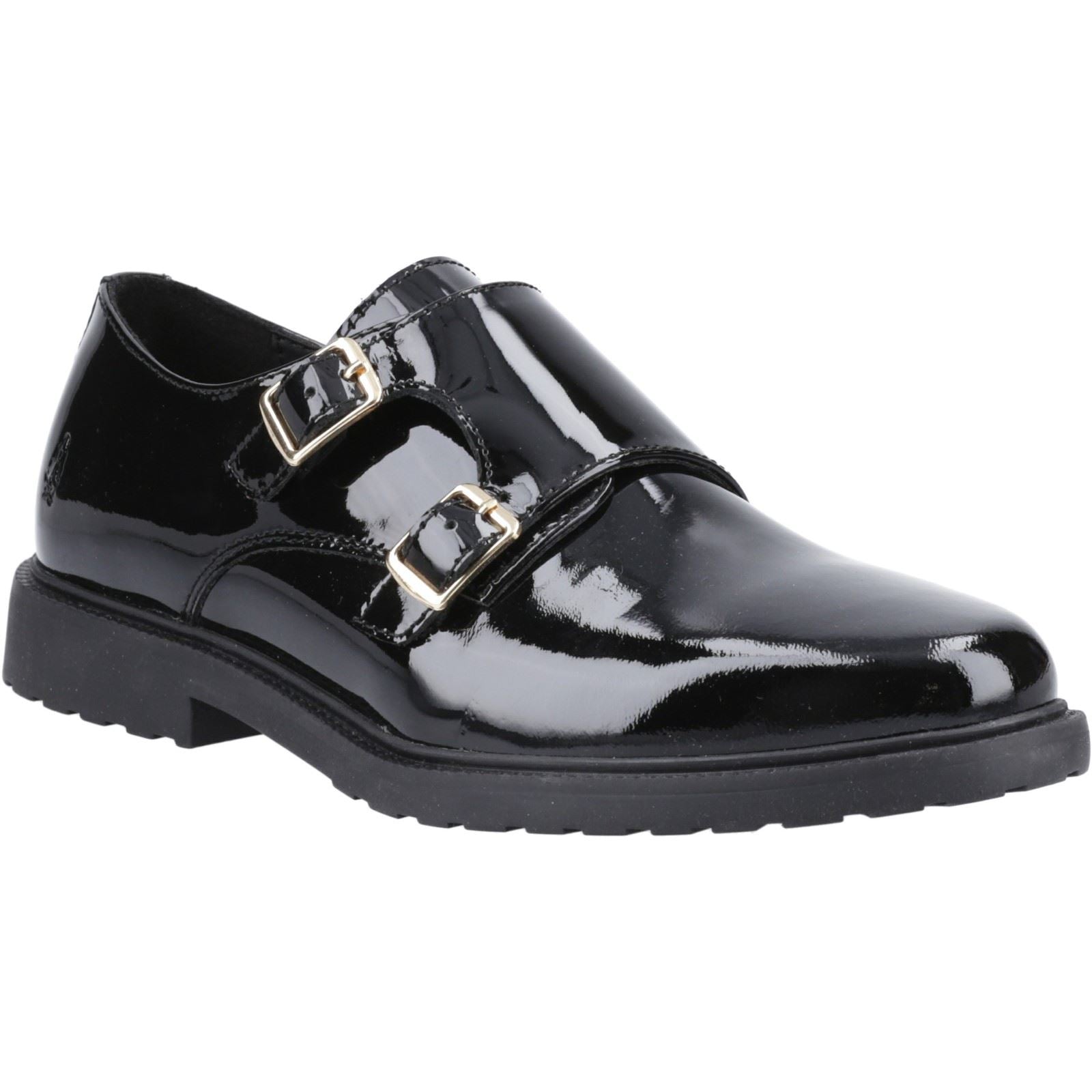 Hush Puppies Verity Damen Schuhe Aus Schwarzem Lackleder