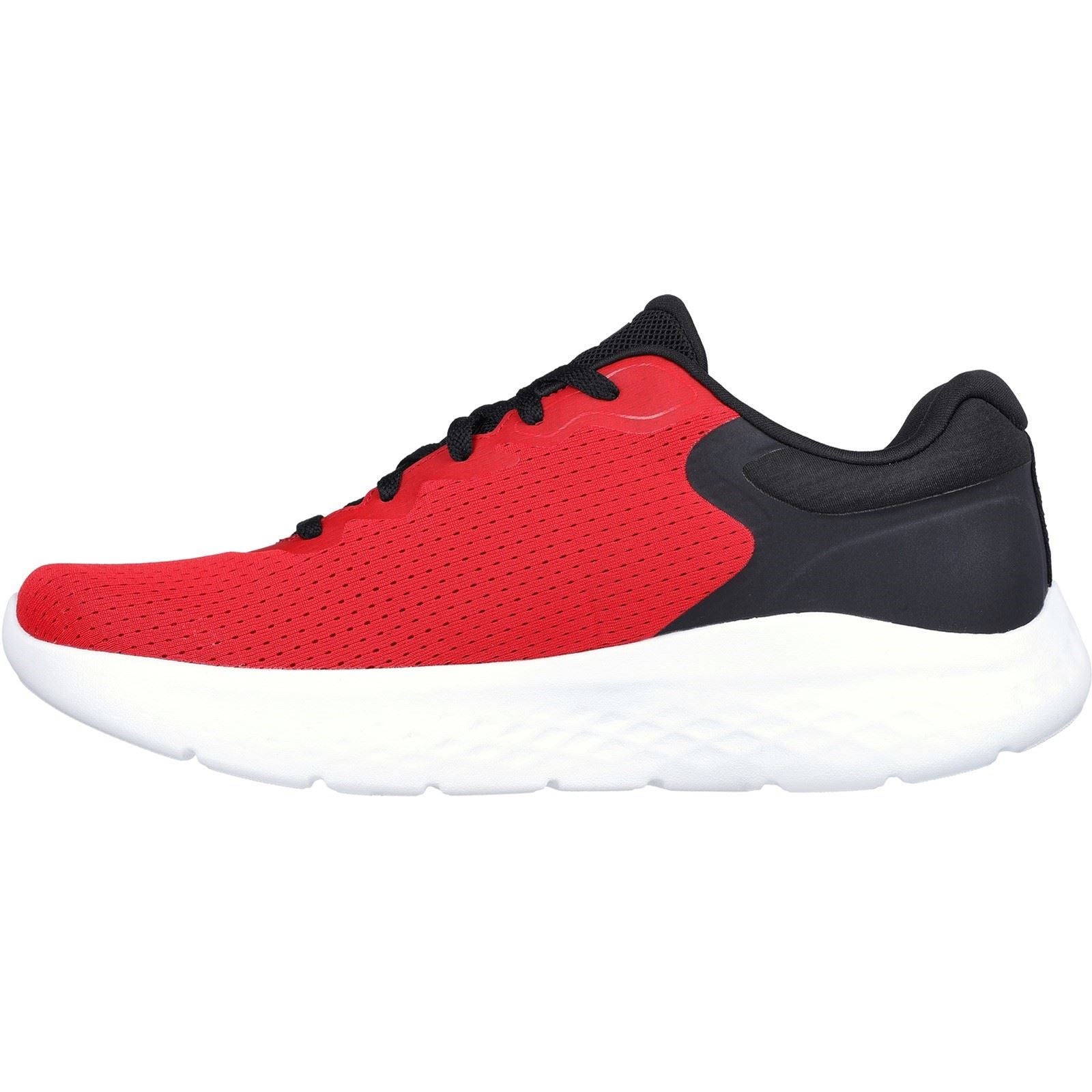 Skechers GO RUN Lite - Anchorage Textile Herren Sneaker In Rot/Schwarz