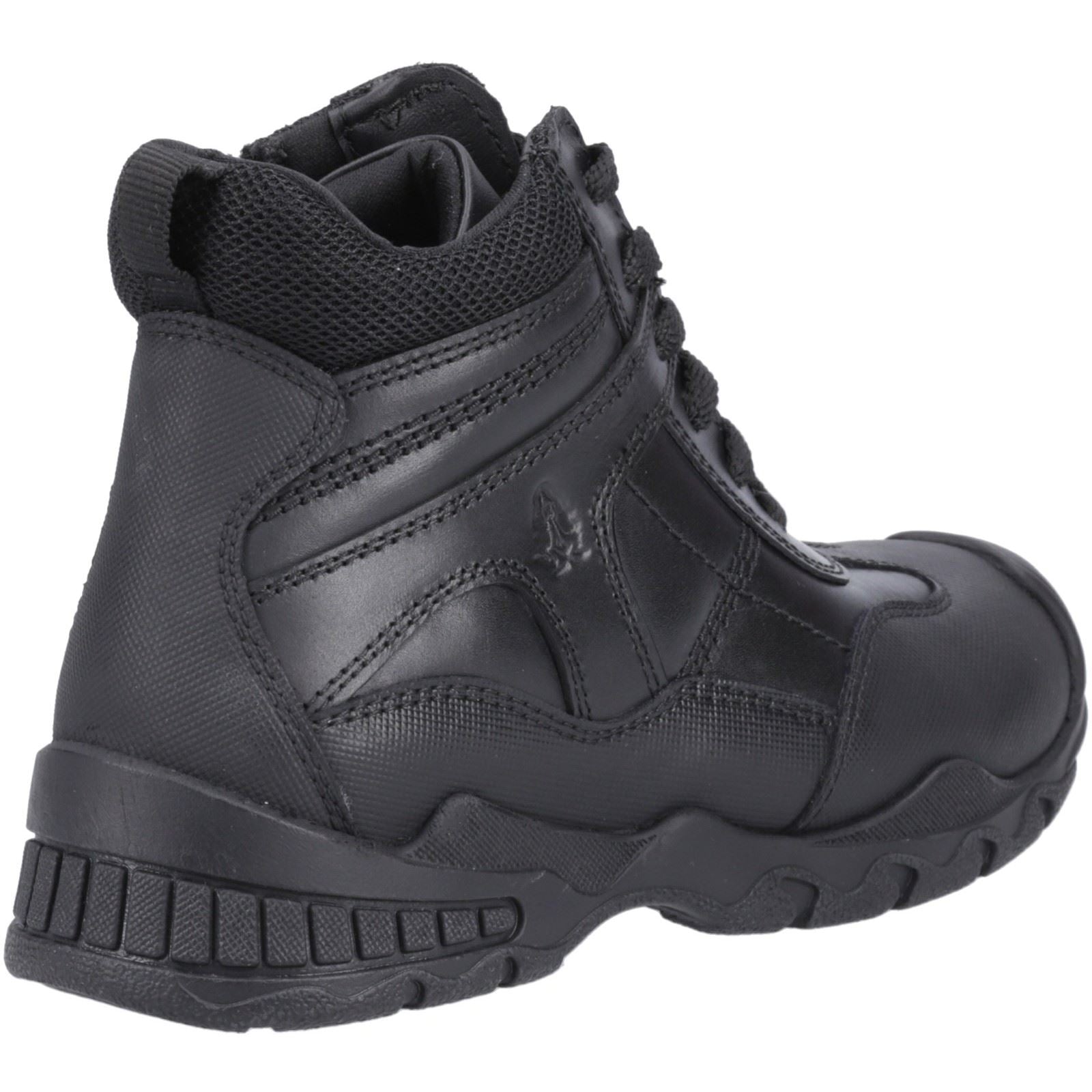 Hush Puppies Titus JNR Lederstiefel Für Jungen In Schwarz