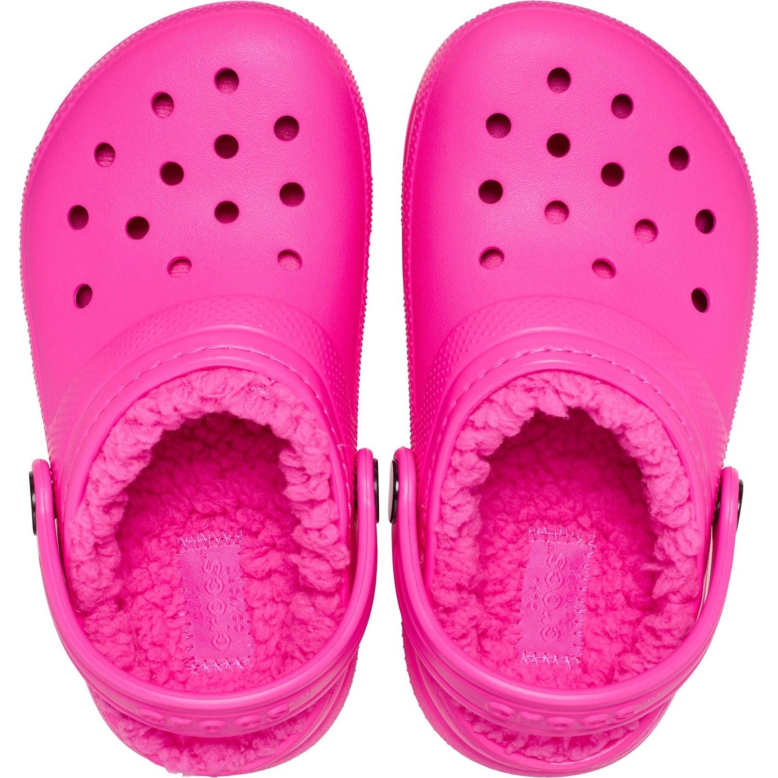 Crocs Classic Lined Thermoplastische Unisex Kinder Rosa Crush Clogs