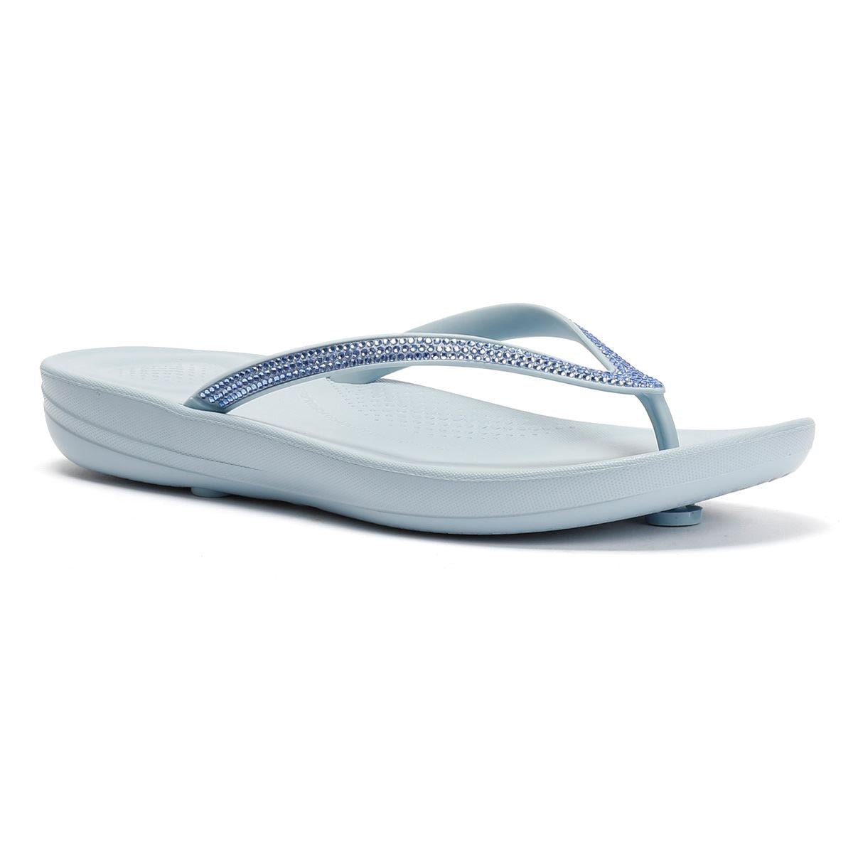 FitFlop Iqushion Sparkle Damen Blaue Flip-Flops