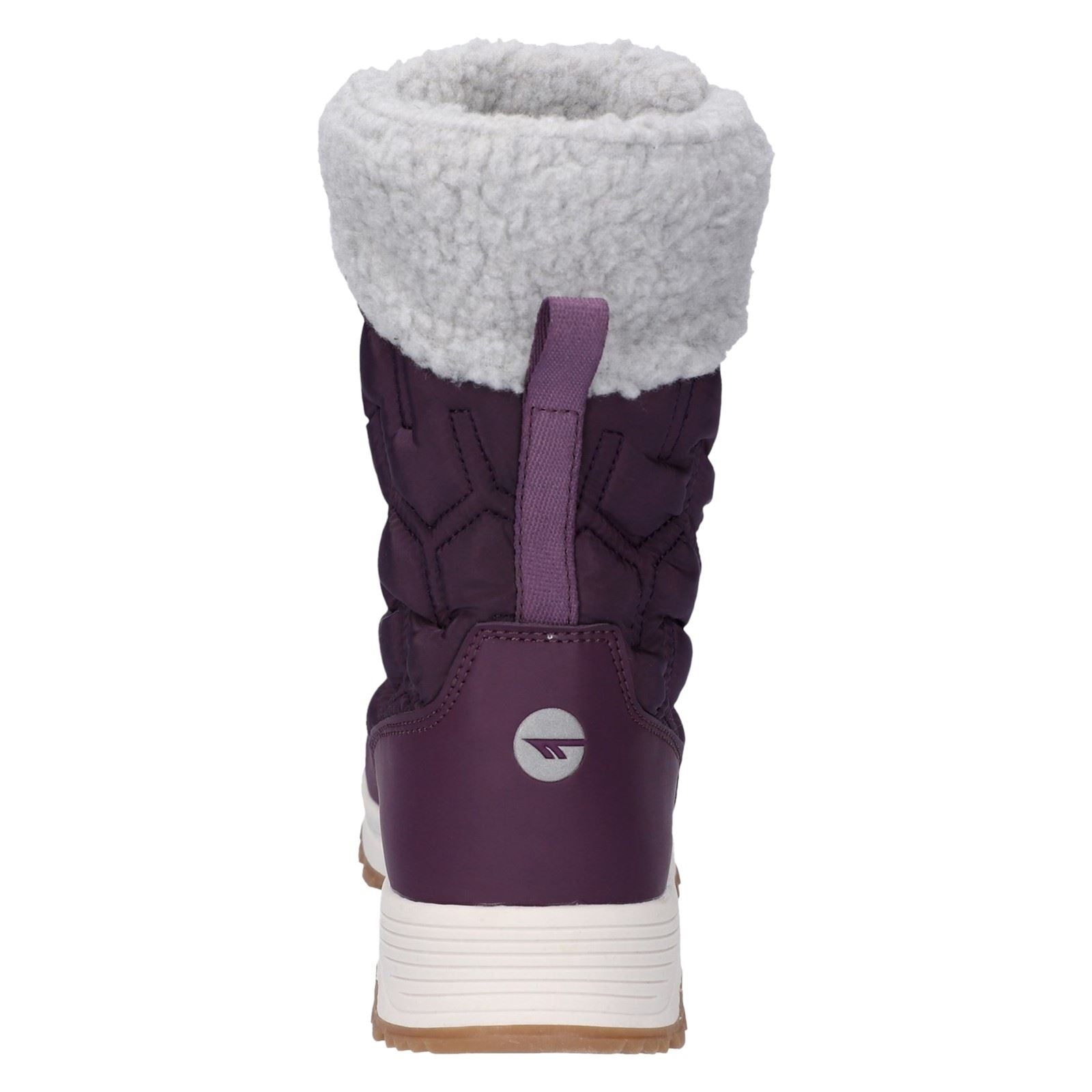 Hi-Tec Sophia Nylon Damen Winter Stiefeletten in italienischem Pflaume/Sepiarose