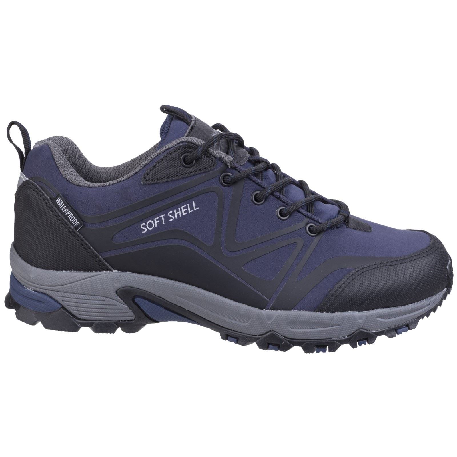 Cotswold Abbeydale Low Synthetik-Herren-Wanderstiefel In Blau/Schwarz/Grau