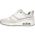 Skechers Uno - Retro One Herren-Sneaker Aus Weiß/Grauem Leder