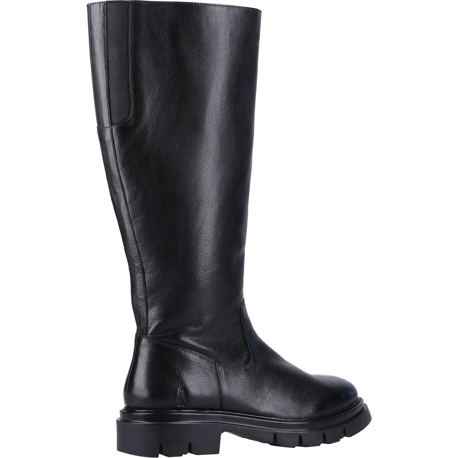 Hush Puppies Rowan Damenlederstiefel In Schwarz