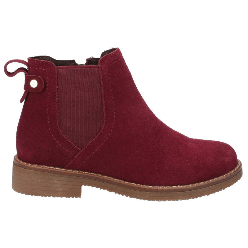 Hush Puppies Maddy Wildleder Damen Bordeaux Stiefel