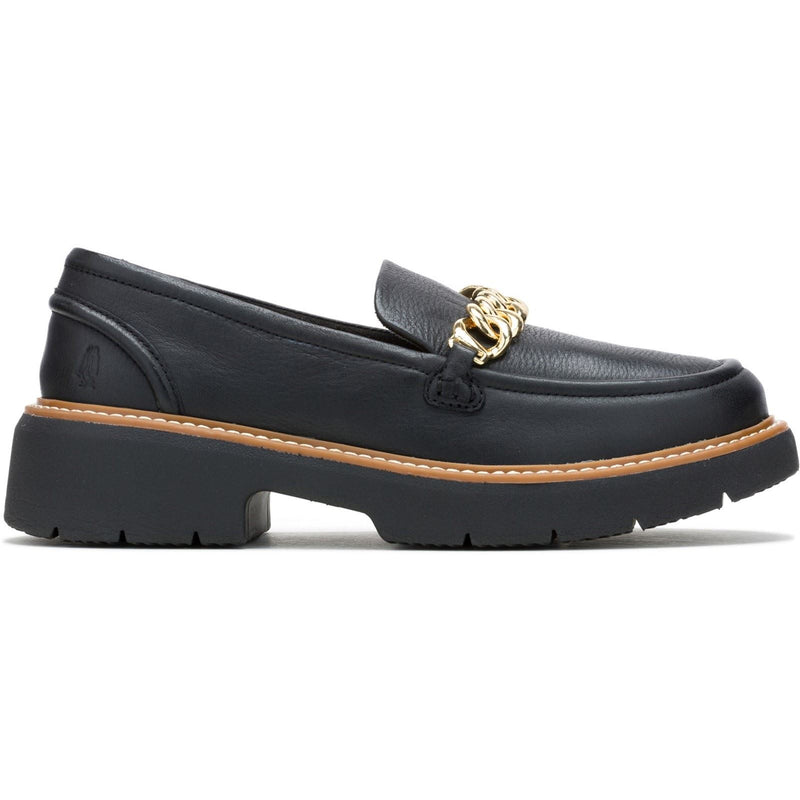 Hush Puppies Jodie Damen Schwarze Farbe Lederloafer