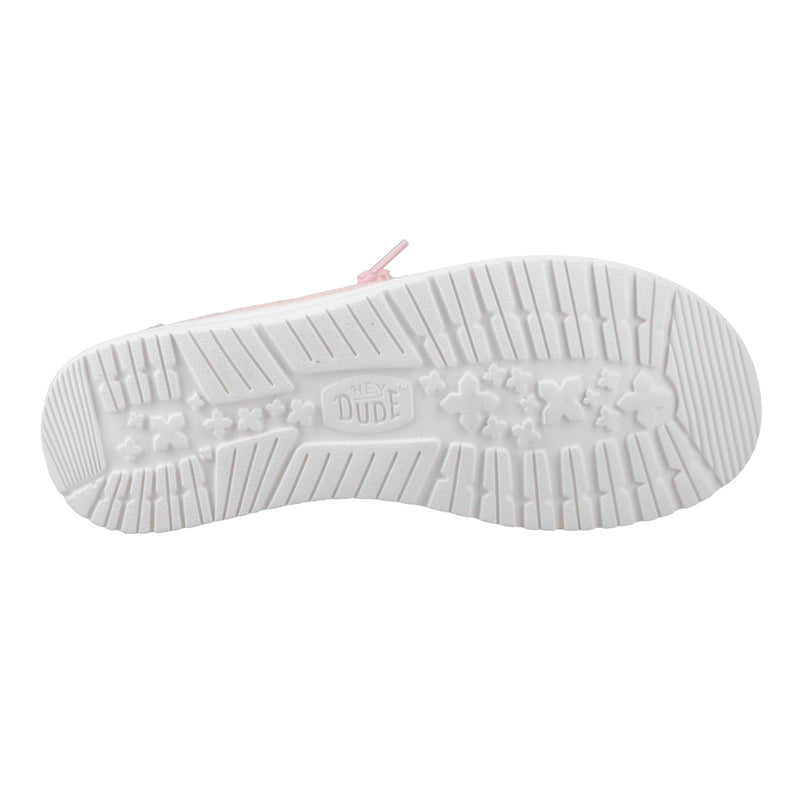 HEYDUDE Wendy Eyelet Lace Mokassin Schuhe Für Damen In Hellrosa Aus Baumwollmischung