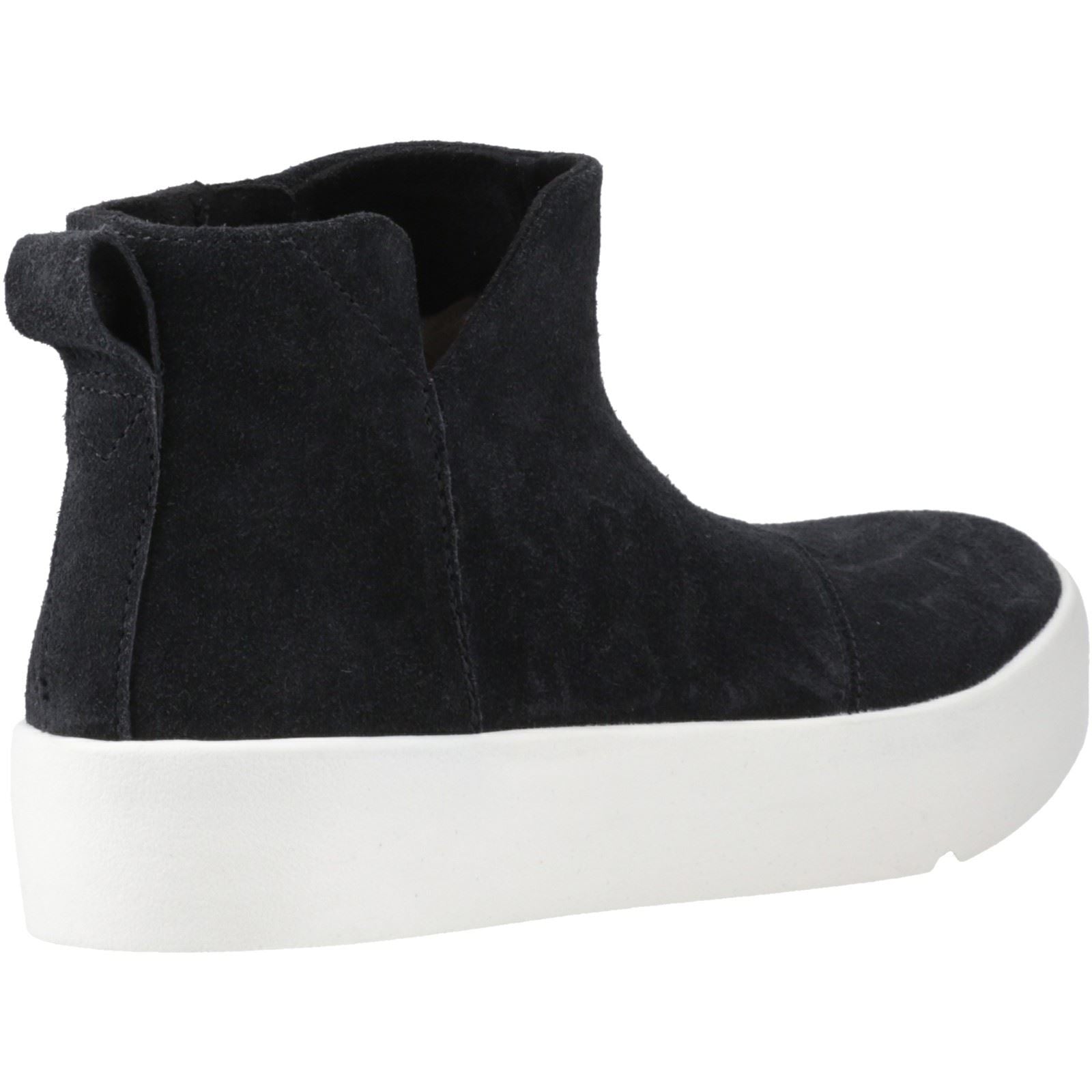 TOMS Verona Mid Leder Damen Schwarze Stiefel
