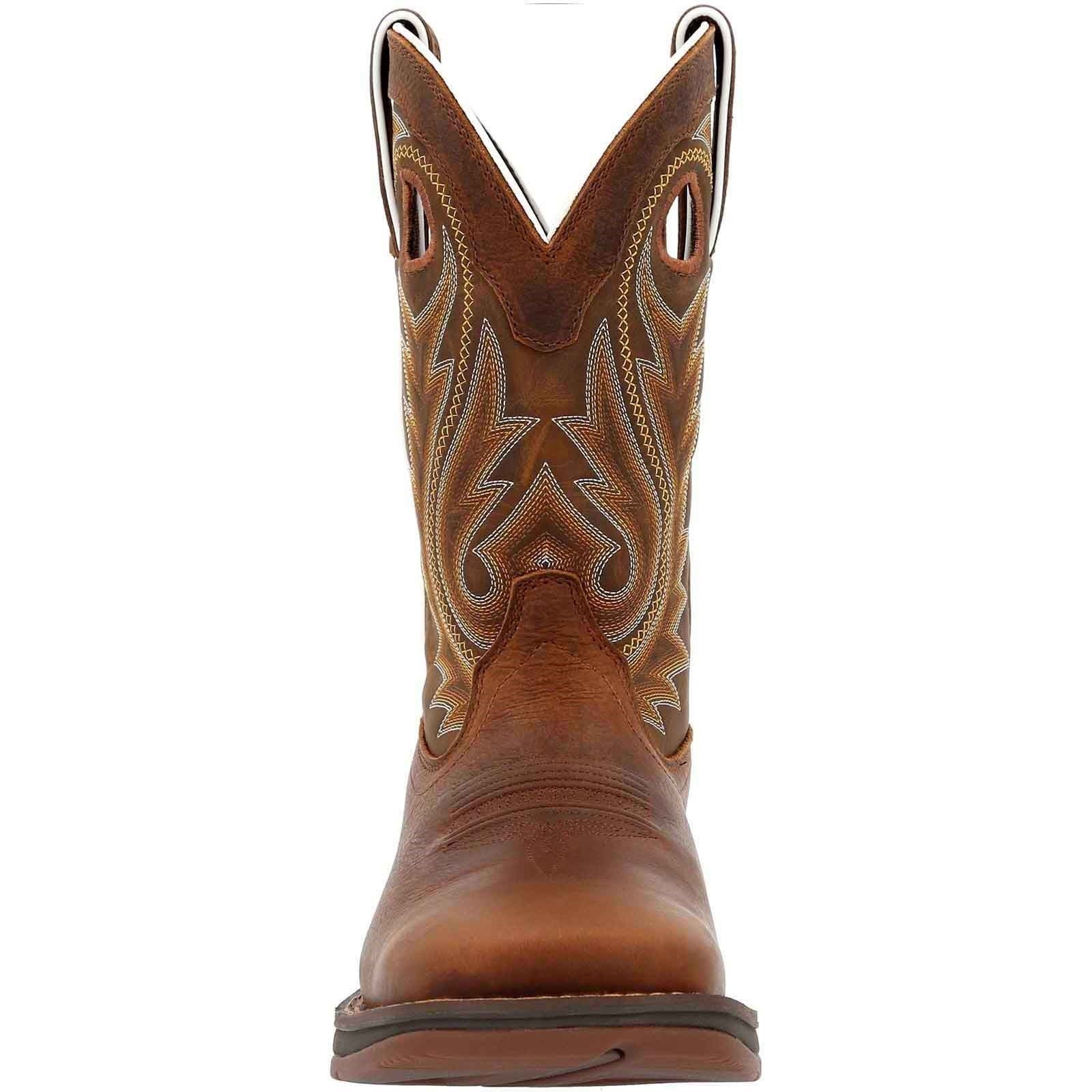 Durango Rebel Herrenstiefel Aus Braunem Sattelleder