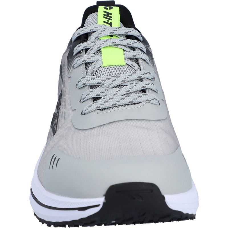 Hi-Tec Santorini Polyester Herren Sneaker In Cool Grey/Schwarz/Acid Lime