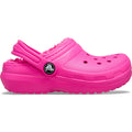 Crocs Classic Lined Thermoplastische Unisex Kinder Rosa Crush Clogs