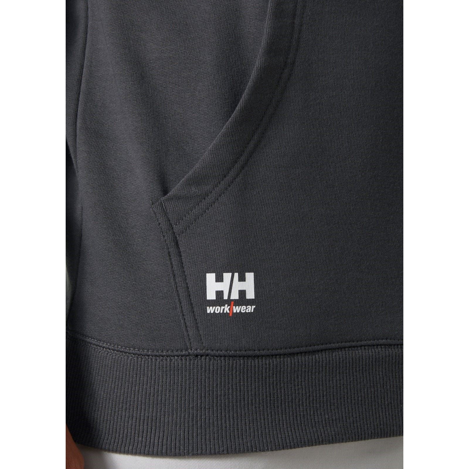 Helly Hansen Workwear Classic Baumwoll Herren Graues Kapuzensweatshirt
