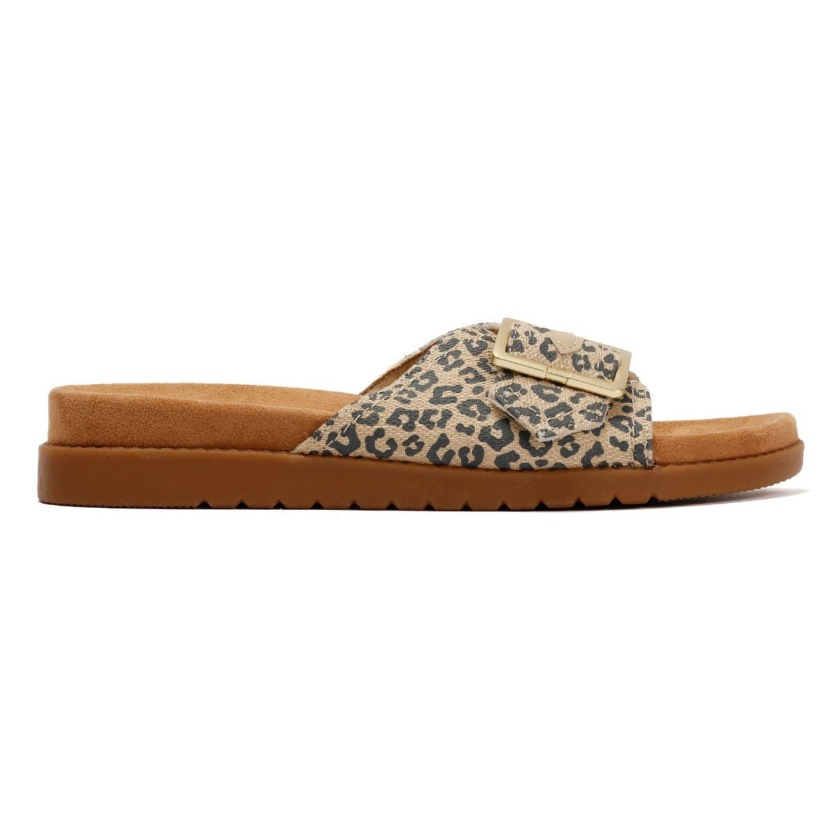 TOMS Marin Slide Textile Damen Sandalen In Beige