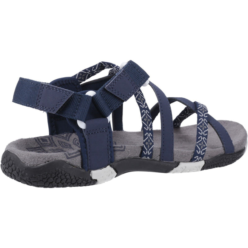 Cotswold Sunhill Damen Sandalen Aus Veloursleder In Marineblau