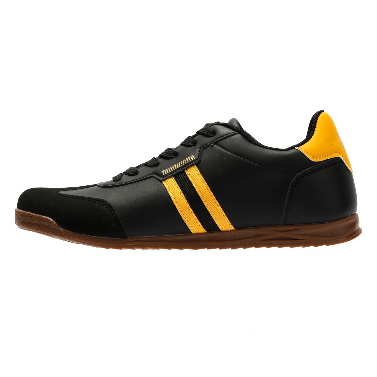 Lambretta Tackle Männer Schwarze Sneakers