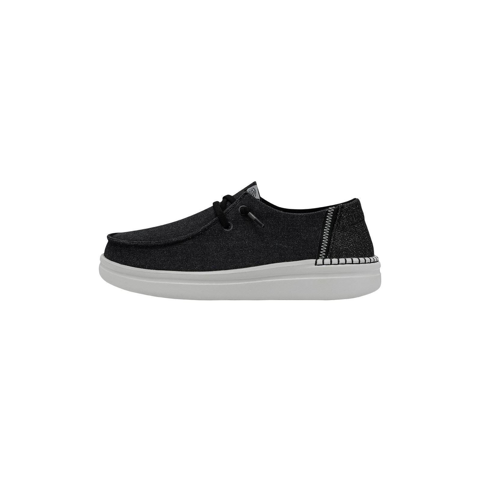 HEYDUDE Wendy Rise Damen-Schwarze Farbe Loafer