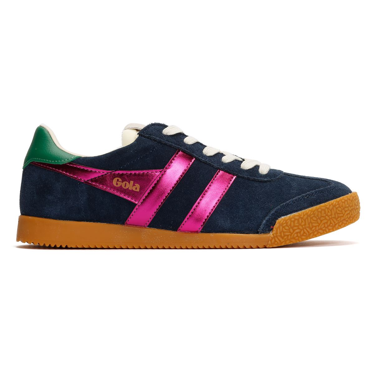 Gola Elan Glitz Wildleder Damen Blaue Sneaker