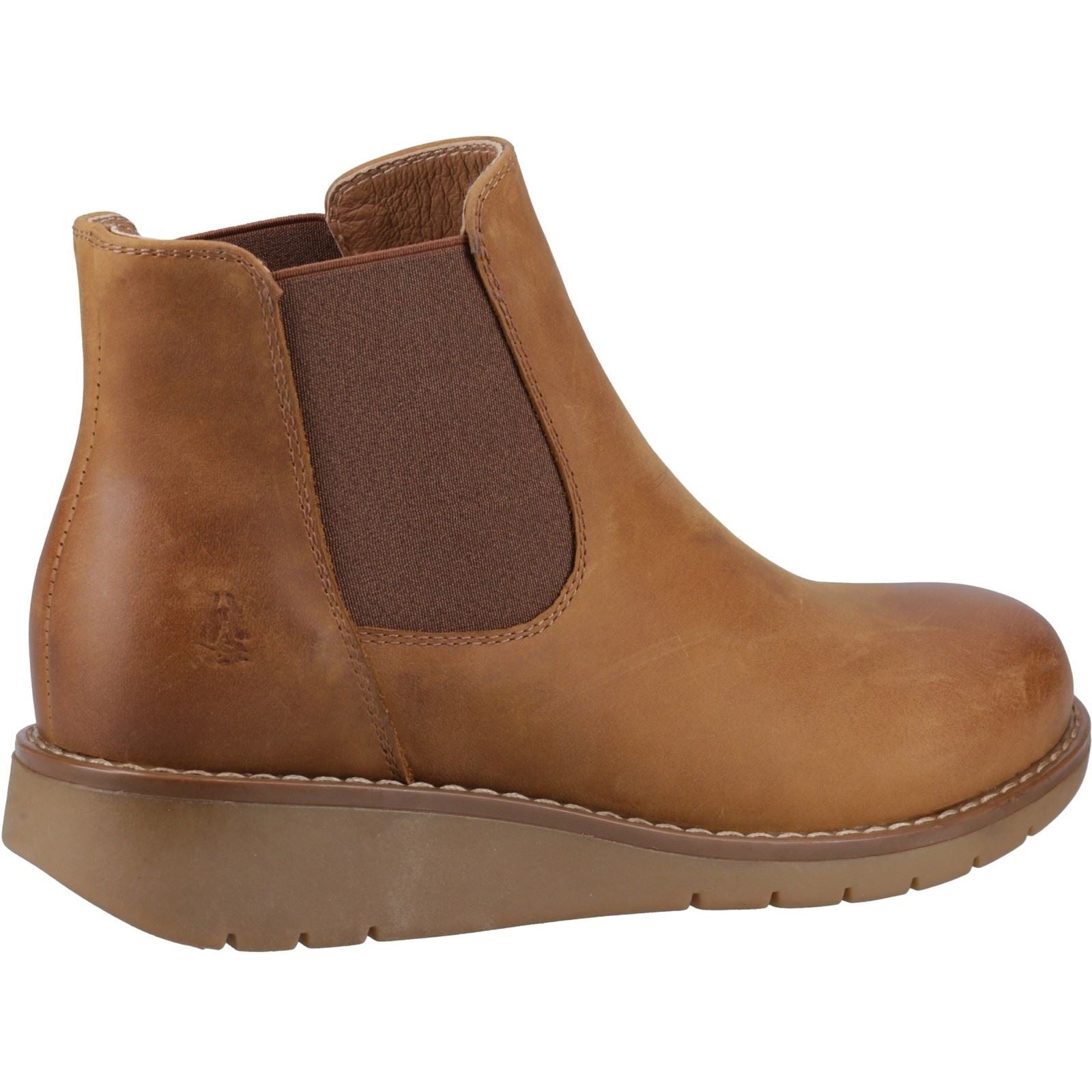 Hush Puppies Leonie Leder Damen Tan Stiefel
